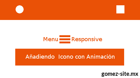 Añadiendo icono a nuestro boton de menu blog gomez-ste